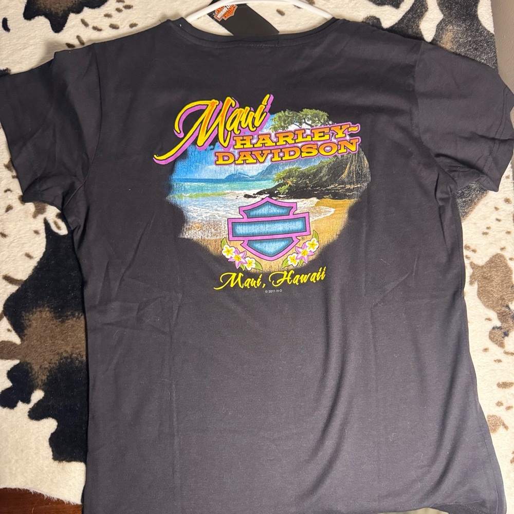 Harley-Davidson Black Maui Graphic Tee